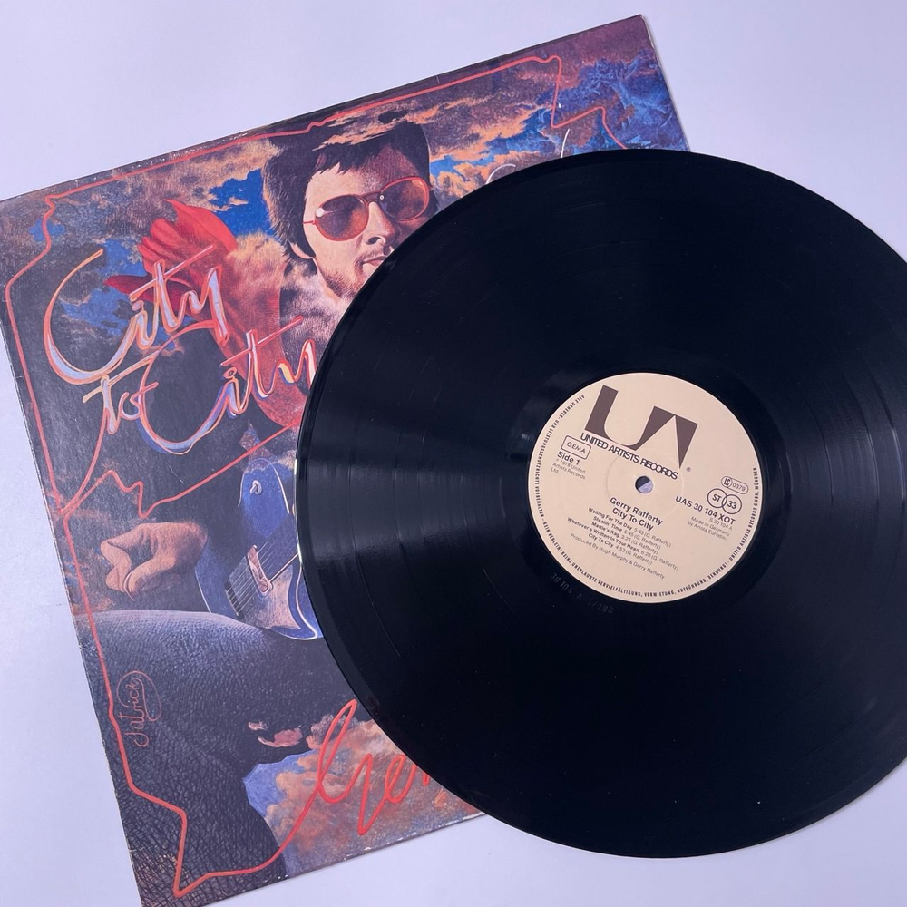 Винтажная виниловая пластинка LP Gerry Rafferty City To City (Германия 1978) Baker Street