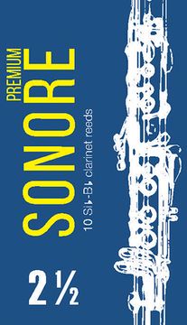 FR16C003 Sonore Трости для кларнета inB/inA № 2,5 (10шт), FedotovReeds