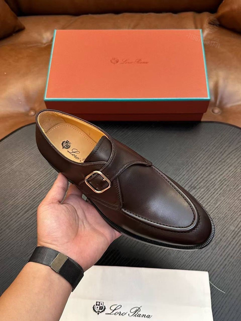 Туфли Loro Piana Sergio Walk Derby