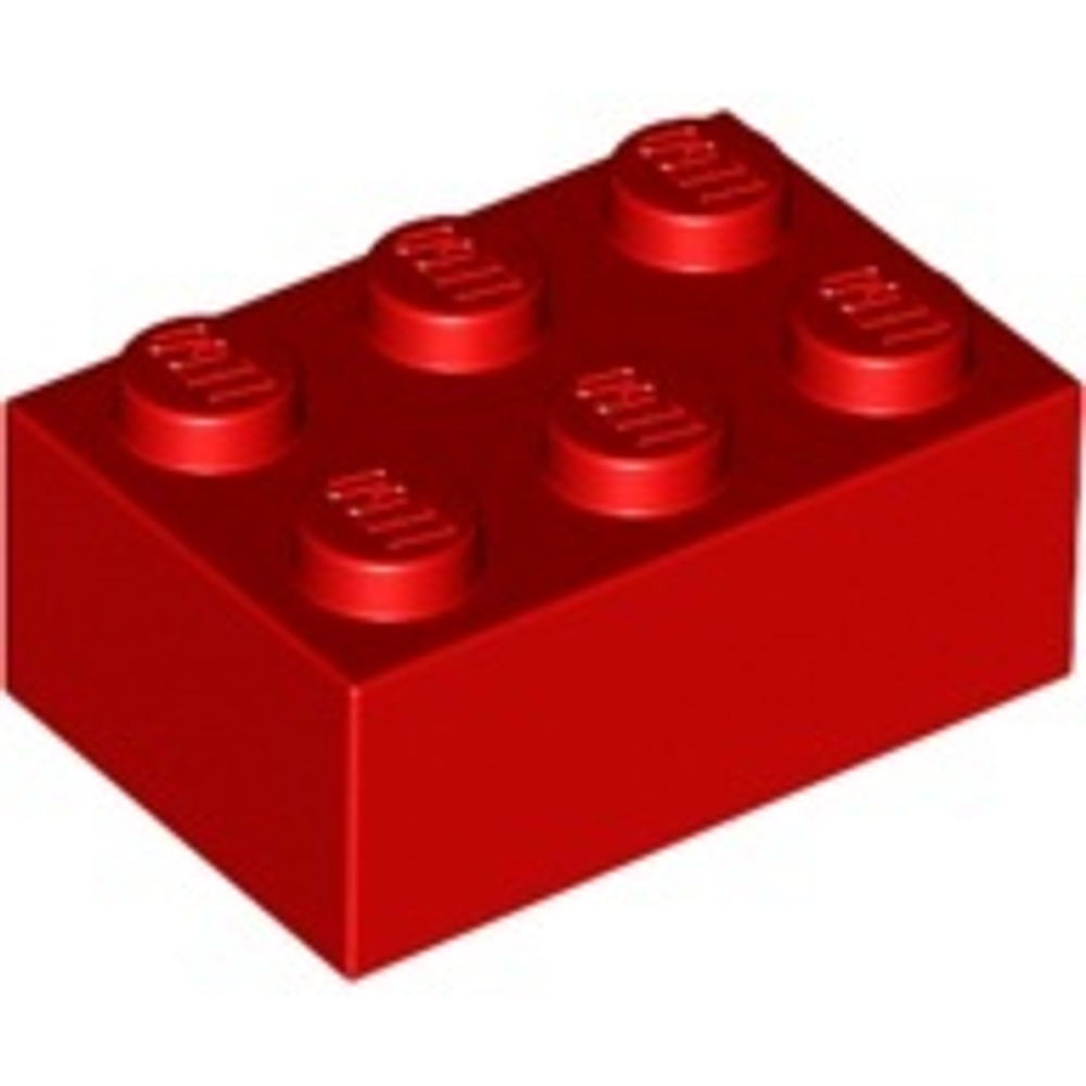 Lego Кирпич 2х3 (красный) 3002 / 300221