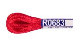 Мулине Gamma вискоза 100%, цв.R0683 красный, 12 мотков по 8 метров