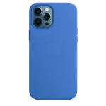 Чехол-накладка  i-Phone 12 Pro Max Silicone icase  №38 тёмно-голубая