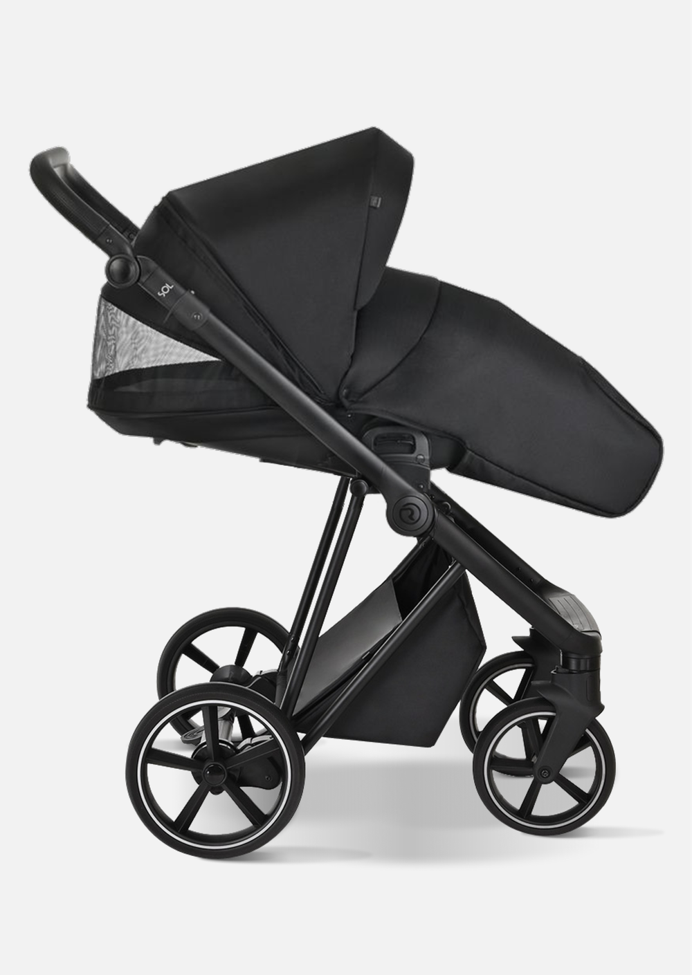 Roan Коляска 2 в 1 Sol Raven Black