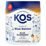 KOS, Spark of Blue Genius, со вкусом голубой малины, 232,8 г (8,21 унции)