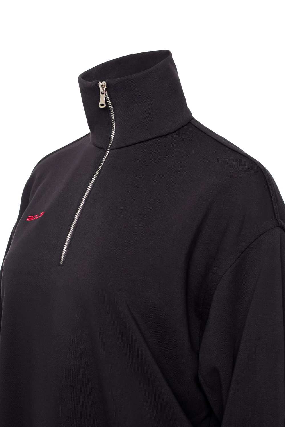 «Half Zip in love» Толстовка с вышивкой.