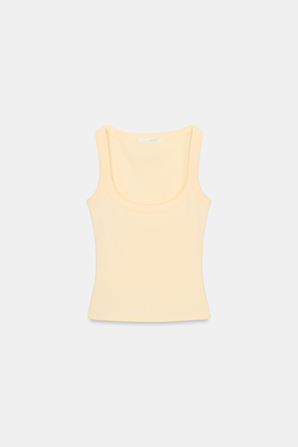 ХЛОПКОВАЯ ФУТБОЛКА БЕЗ РУКАВОВ — ZARA