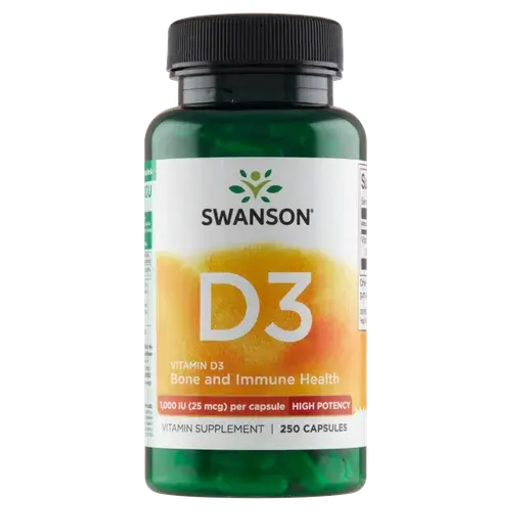 Swanson Витамин D3 1000 МЕ - 250 капсул