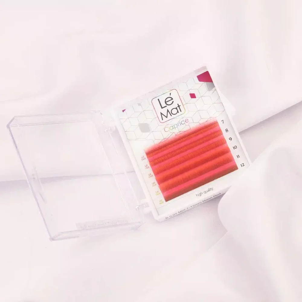 Ресницы Neon Red Le maitre Caprice 6 линий