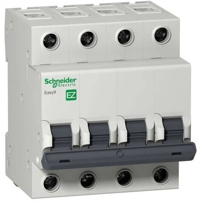 Автоматический выключатель 4P 50A(С) 4,5кА, Schneider Electric Easy9