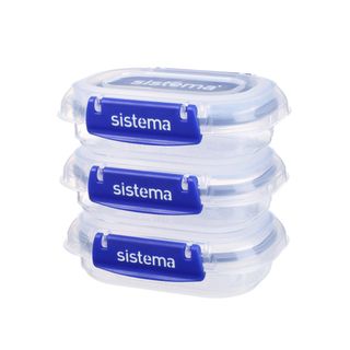 Набор герметичных контейнеров Sistema "KLIP IT+" 180 мл, 3шт.