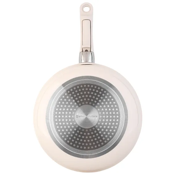 Сковорода с крышкой и съемной ручкой smart ceramic, D24 см