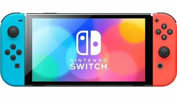 Игровая приставка Nintendo Switch OLED, 64GB, Neon Blue/Neon Red