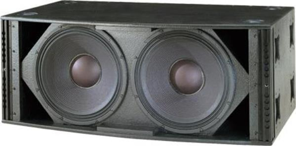 Electro-Voice Xsub сабвуфер, 2x18', 4Ом, 141 дБ пик, 1200/4800Вт, 40Гц-400Гц, вес 92 кг, цвет черный