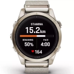 Смарт-часы Garmin EPIX Pro Gen 2 Sapphire Edition 42мм Soft Gold с нейлоновым ремешком 010-02802-20