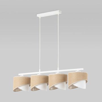 Подвесной светильник 4*Е27 4828 Marlon белый/бежевый TK Lighting