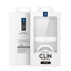 Прозрачный усиленный чехол с MagSafe для Samsung Galaxy Z Flip 8, серия Clin Mag Series от Dux Ducis