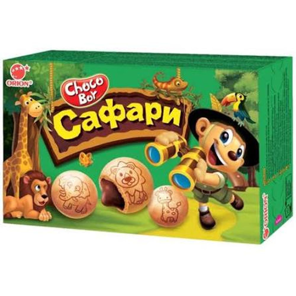 Печенье "Чоко Бой" сафари 42г