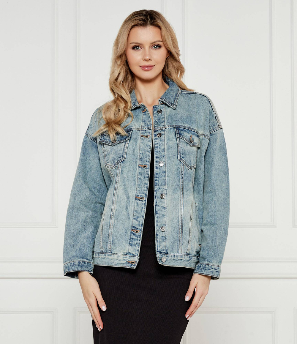 Джинсовая куртка Armani Exchange - голубой(XW000902 AF10869)