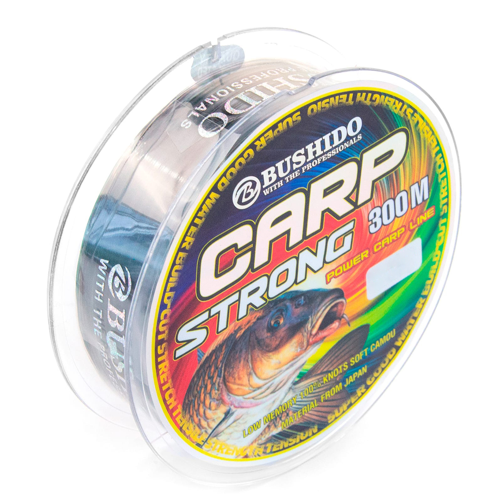 Леска Bushido Carp Strong, темно-коричневый (300м)