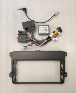 Магнитола для VolksWagen T5, T6, Tiguan, Passat, Polo, Jetta, Golf, Amarok и др. - Kuberg монитор 12.3" в стиле LEXUS на Android 13, Быстрая, CarPlay, 4G SIM-слот