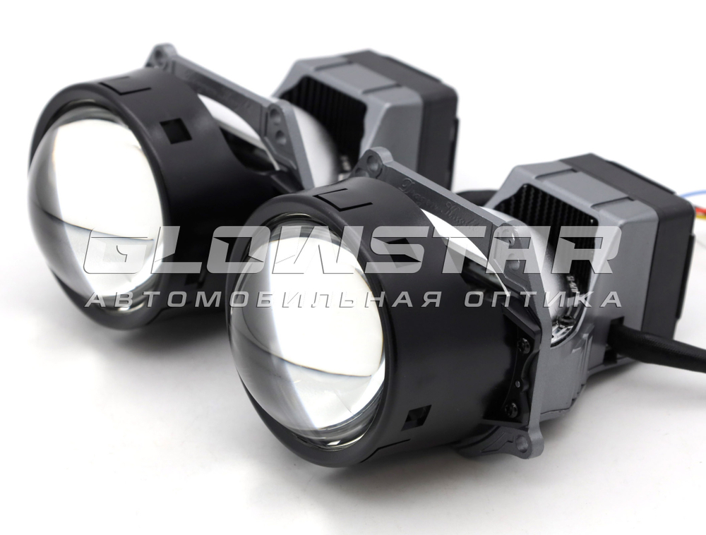 Билед модули Aozoom K7 Dragon Knight (4 поколение) 3.0 дюйма, 2 чипа, 5500K, 12V, 55W/82W, крепление 3R (комплект, 2шт)