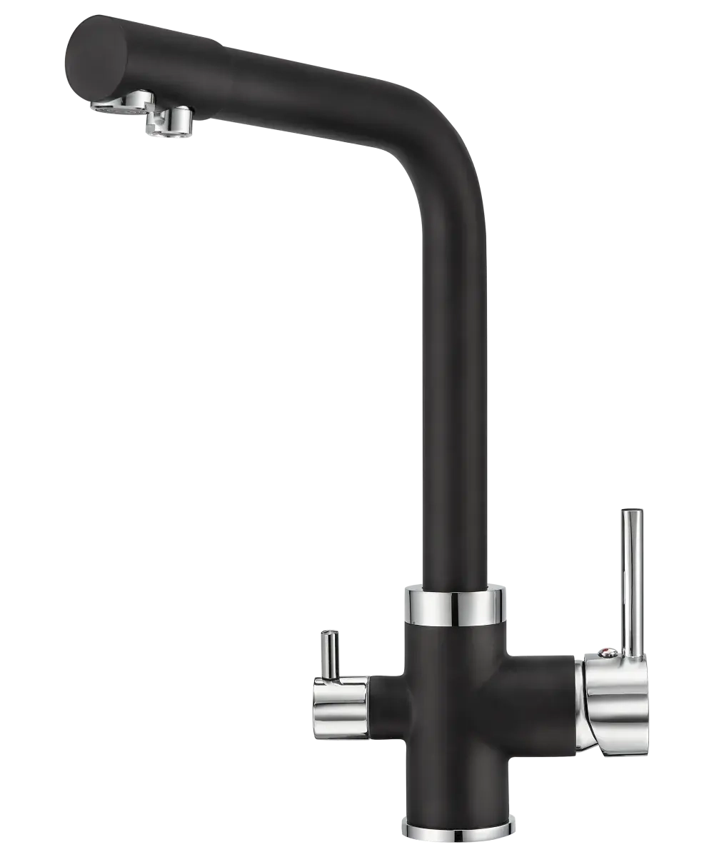 Кухонный смеситель Kuppersberg GEOS DEEP BLACK фото 