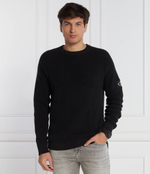 Свитер BADGE EASY CALVIN KLEIN JEANS - черный(J30J323989)