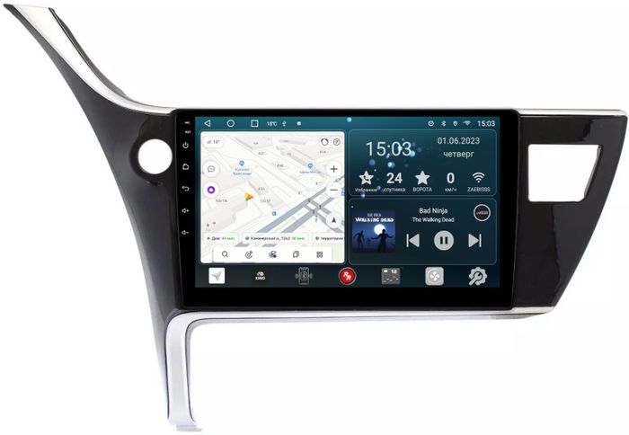 Магнитола для Toyota Corolla 2016-2018 - Redpower 266 Android 10, Быстрая, CarPlay, SIM-слот