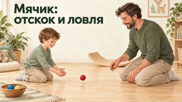 Кинезиологический мячик Сибборд: отскок, ловля и парная игра Кинезиологический мячик Сибборд: отскок, ловля и парная игра