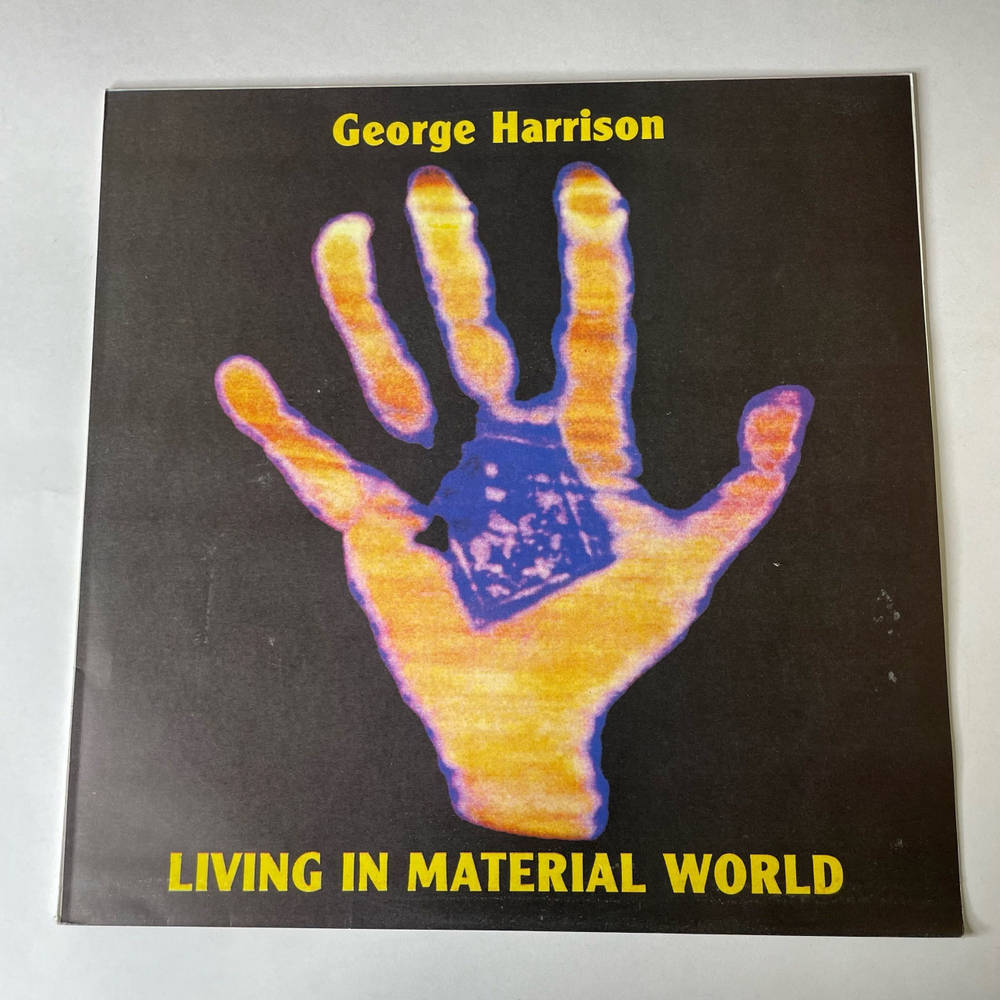 Винтажная виниловая пластинка LP George Harrison Living In The Material World (Россия 1993)