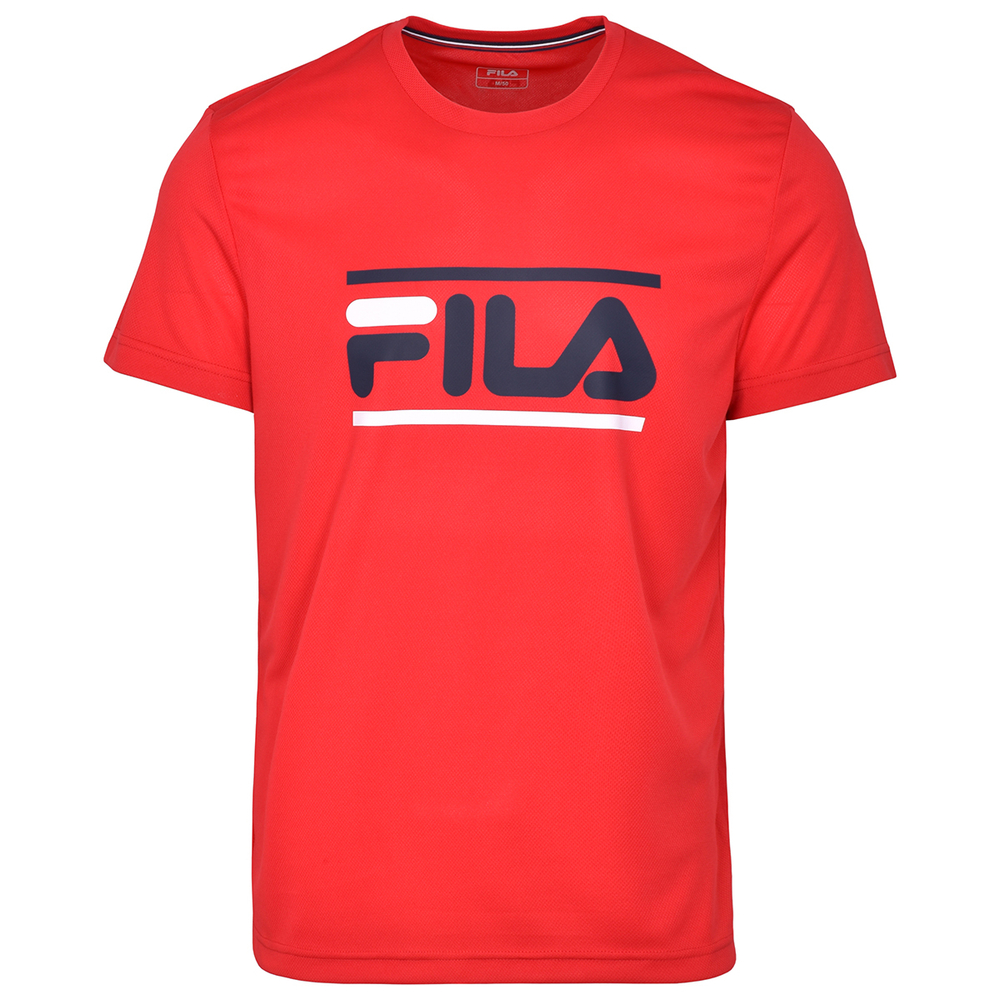 Мужская теннисная футболка Fila T-Shirt Emilio - красный