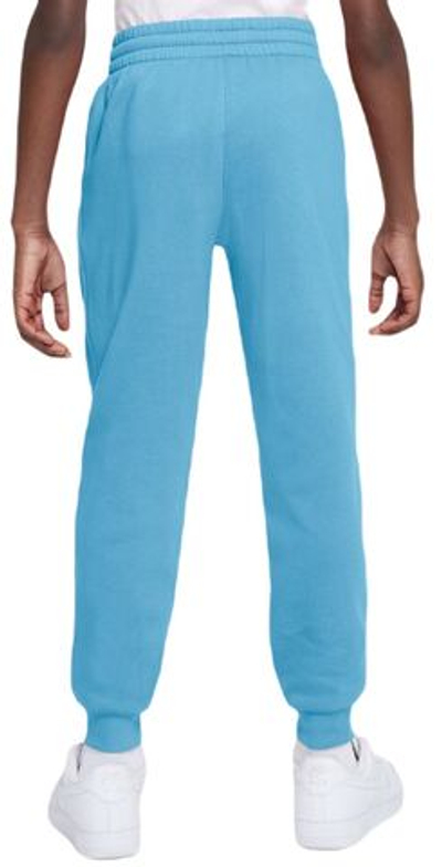 Штаны для девочки теннисные Nike Kids Club Fleece Jogger - aquarius blue/white