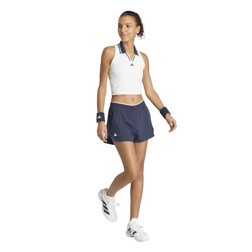 Женский топ теннисный Adidas Tennis Climacool Crop Tank Pro - white
