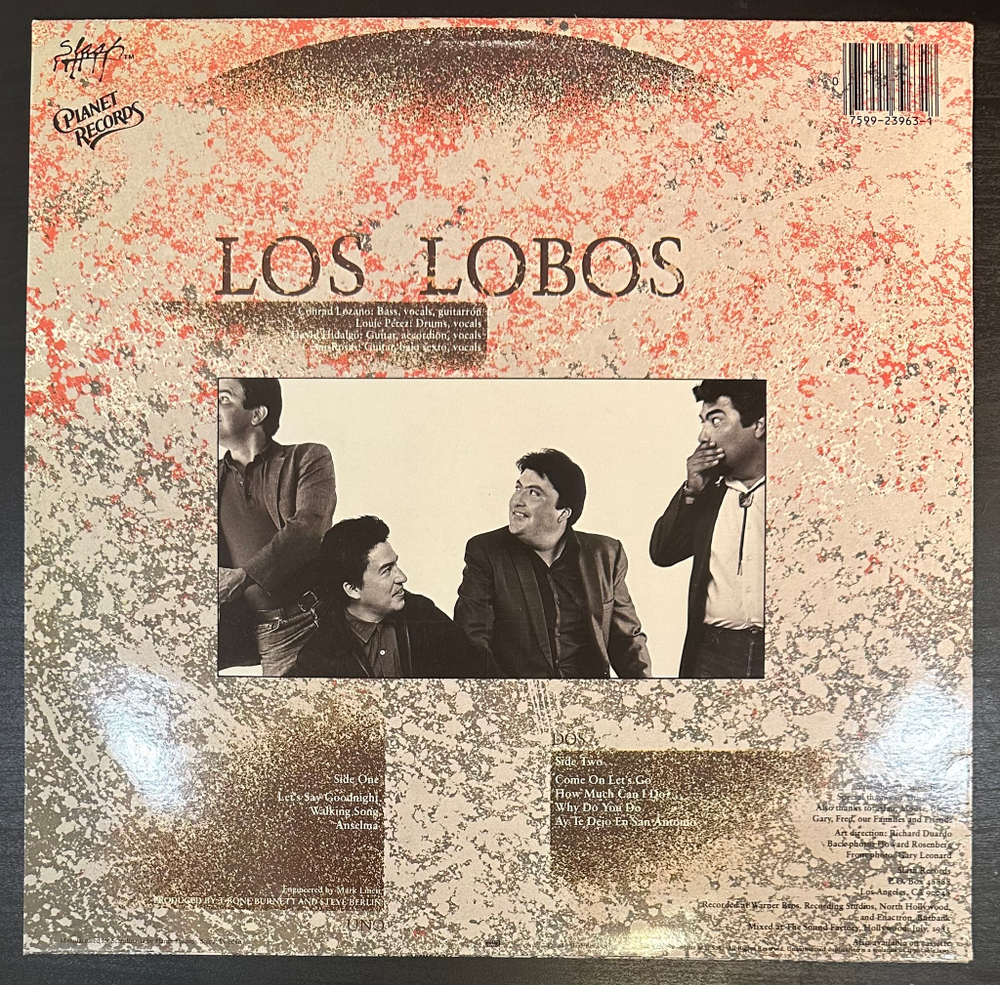 Los Lobos - ... And A Time To Dance (Скандинавия 1983г.)
