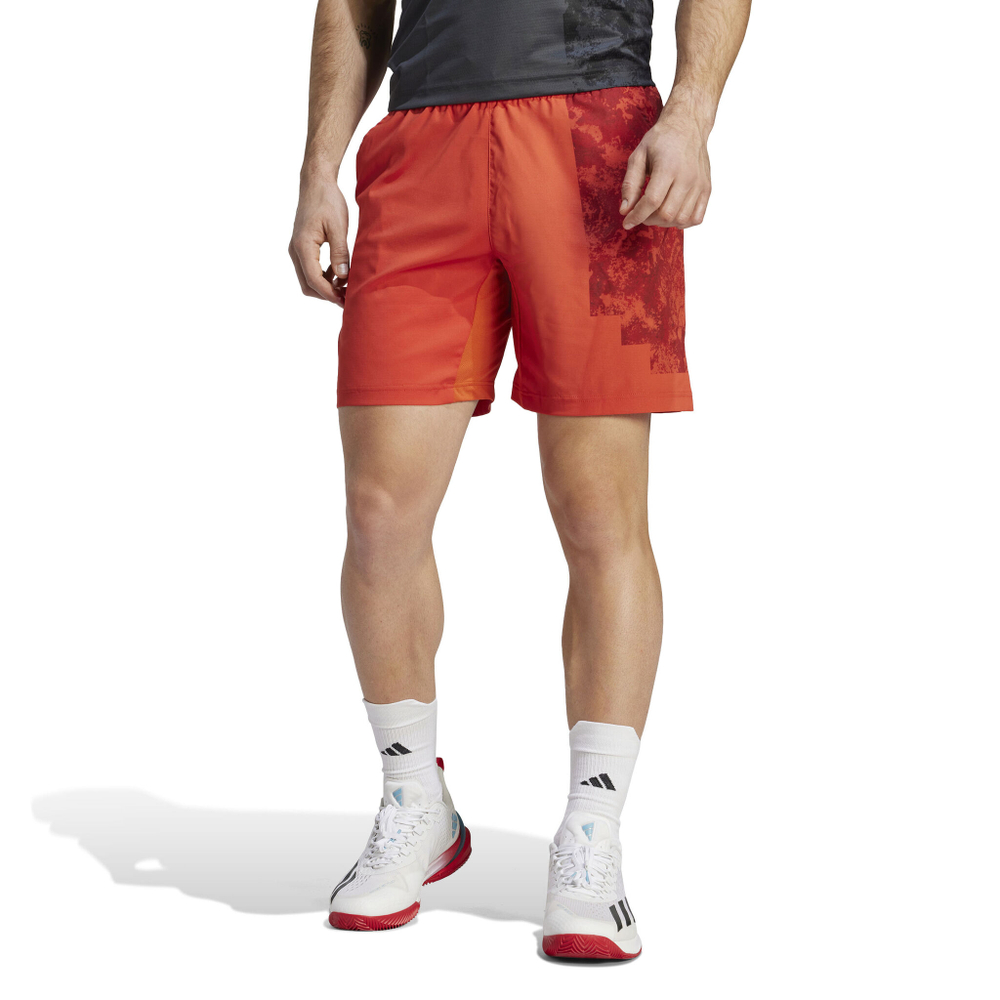 Мужские теннисные шорты adidas Paris Ergo Shorts Men - Orange, Grey