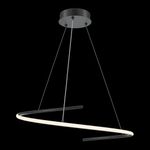 Подвесной светодиодный светильник Maytoni Curve MOD242PL-L33BK