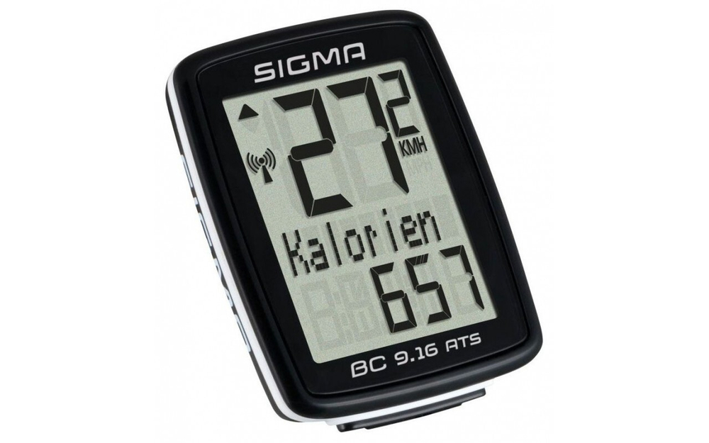 Беспроводной велокомпьютер SIGMA BC 9.16 ATS Topline, 9 функций