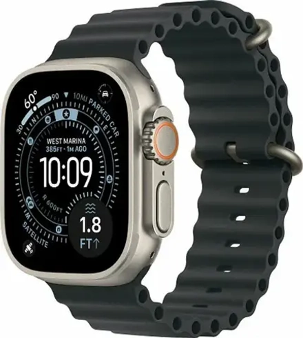 Умные часы Apple Watch Ultra 3, 49 мм, Natural Titanium Black Ocean Band