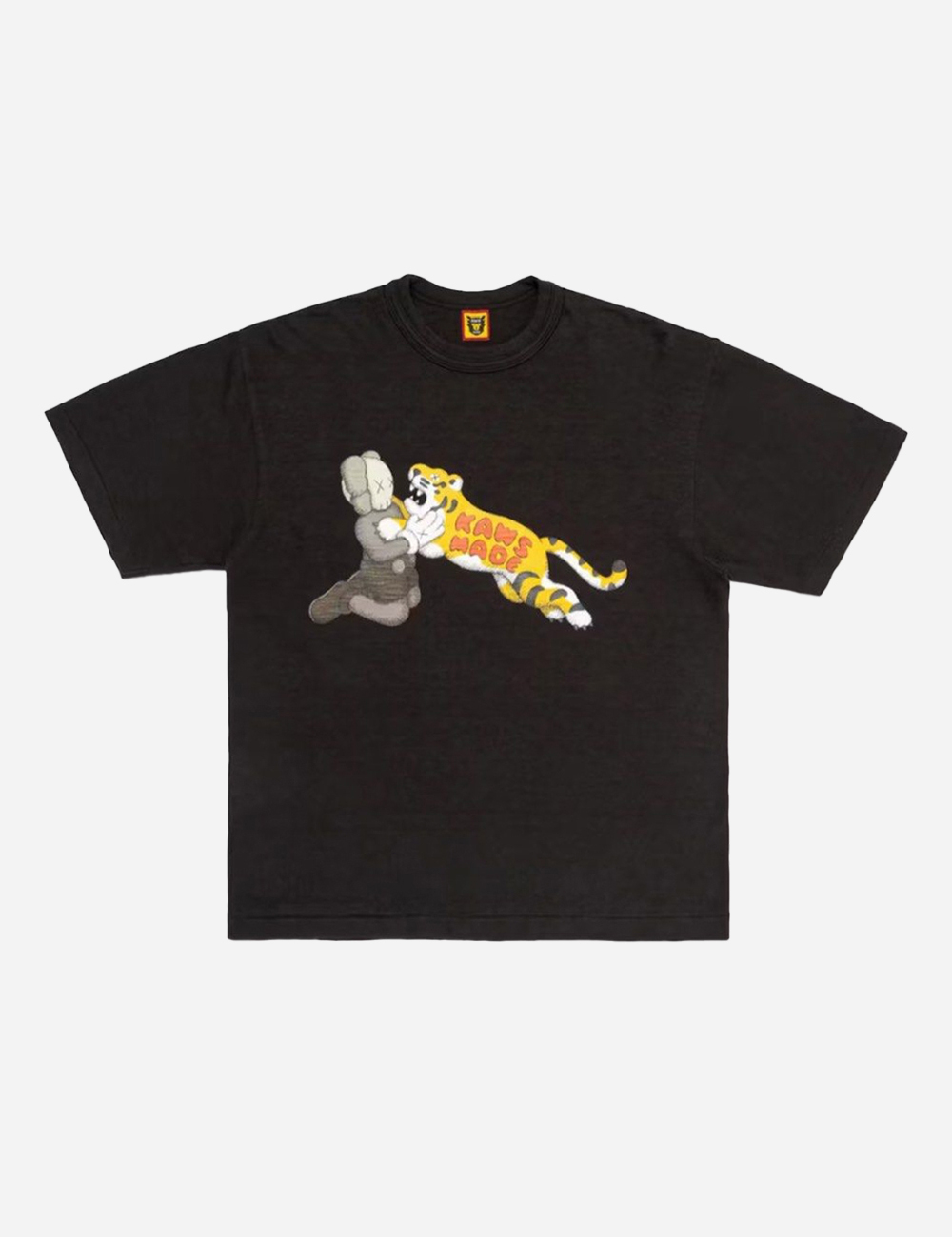 Human Made x Kaws Tiger Black T-Shirt (XX27TE015-B)