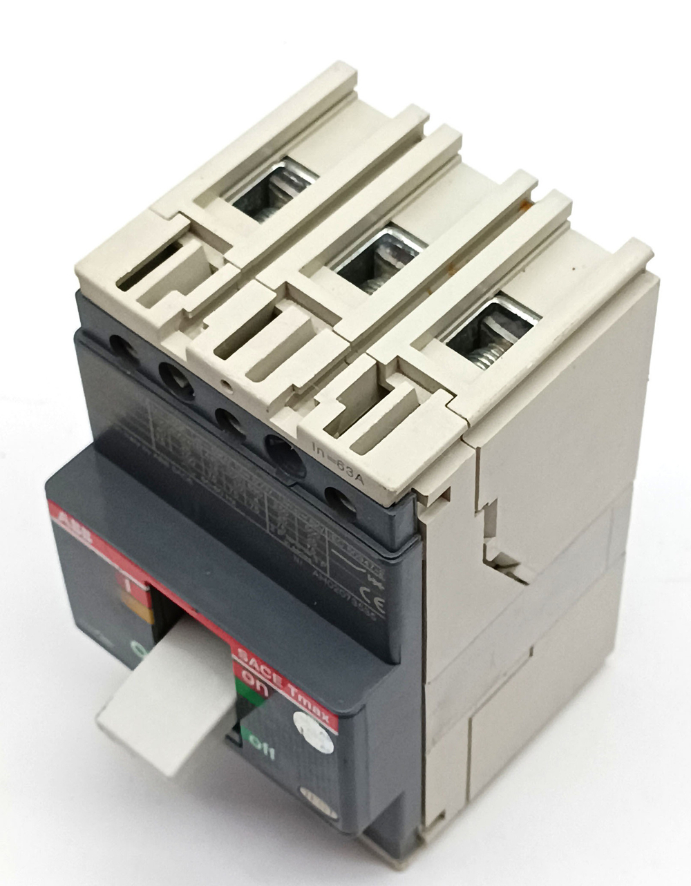 Автоматический выключатель ABB Tmax T1C160, 160А 3p, 63A, 1SDA063528R1 TMD40-500 8кА