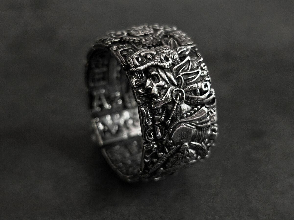 Кольцо из серебра Aztec AZTR-01