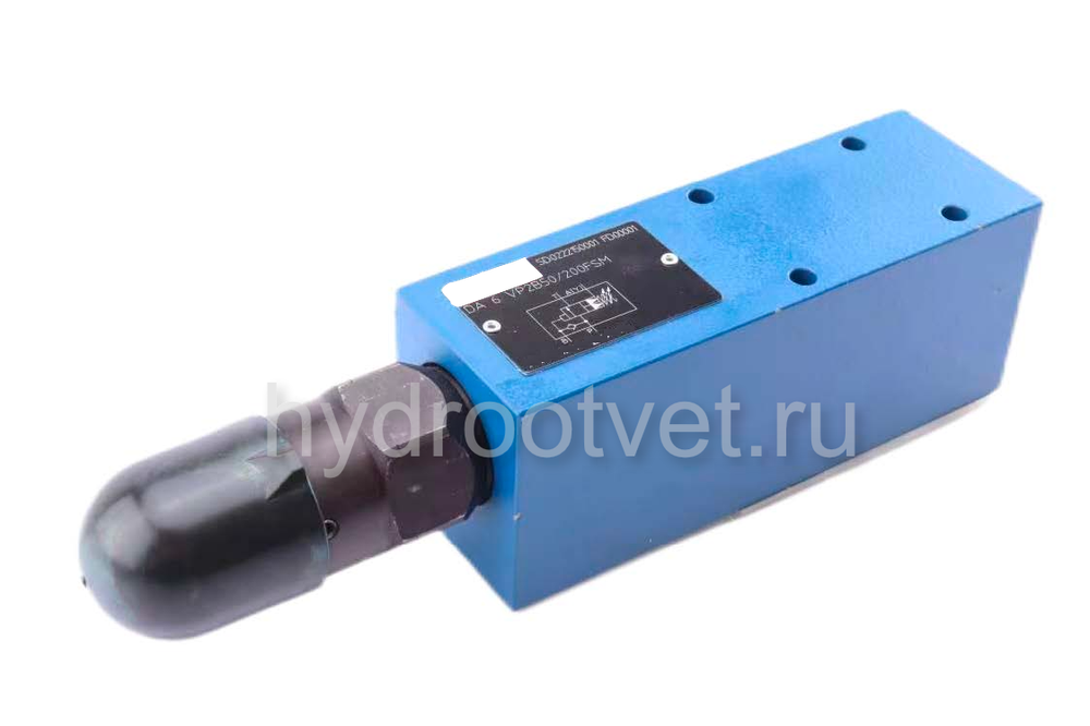 DA6VP2A5X/50FSM - Разгрузочный предохранительный клапан Ду6 с давлением настройки до 50 бар, подключение насоса в канал P