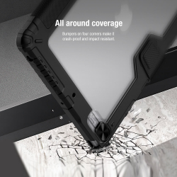 Противоударный чехол BUMPER NILLKIN LEATHER CASE PRO c защитой камеры для Apple iPad 10.2 (2019/2020/2021)