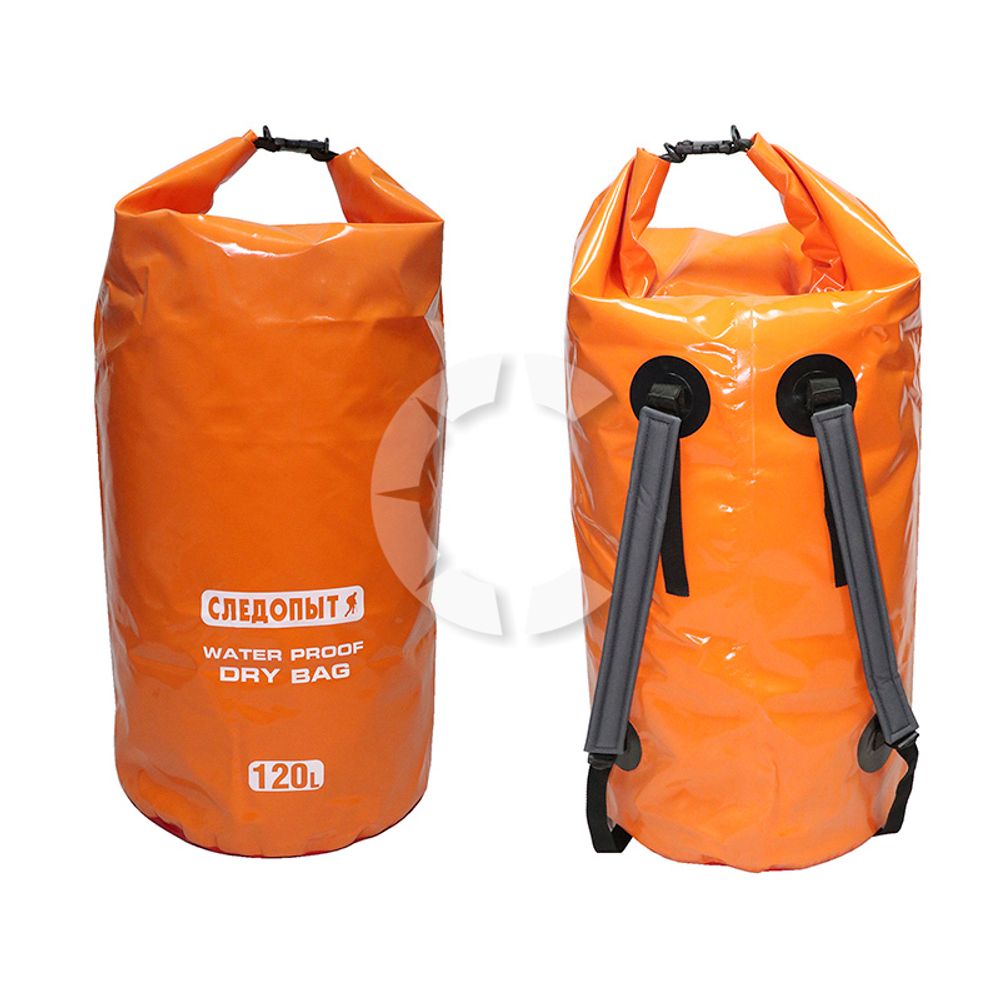 Гермомешок "СЛЕДОПЫТ - Dry Bag",с лямками, 120 л,ПВХ, цв. синий/20/