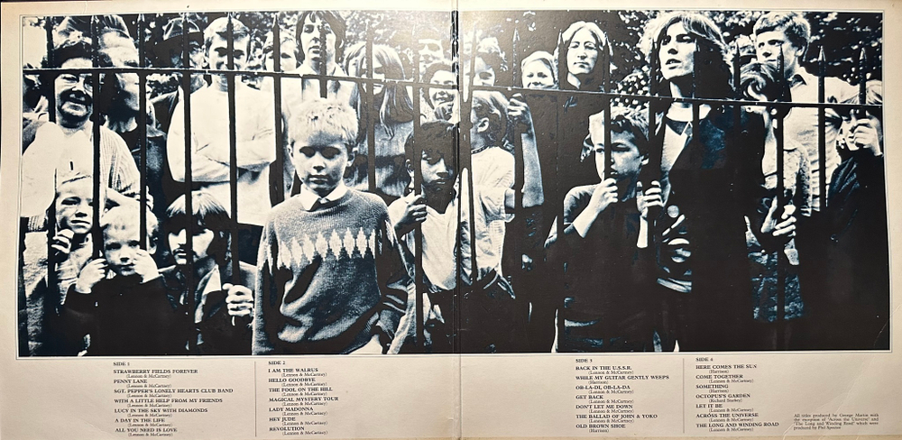The Beatles - 1967-1970 2LP (Англия 1978г.) Blue