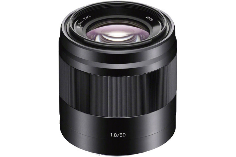 Объектив Sony 50mm f/1.8 OSS (SEL-50F18), внутренняя фокусировка, черный
