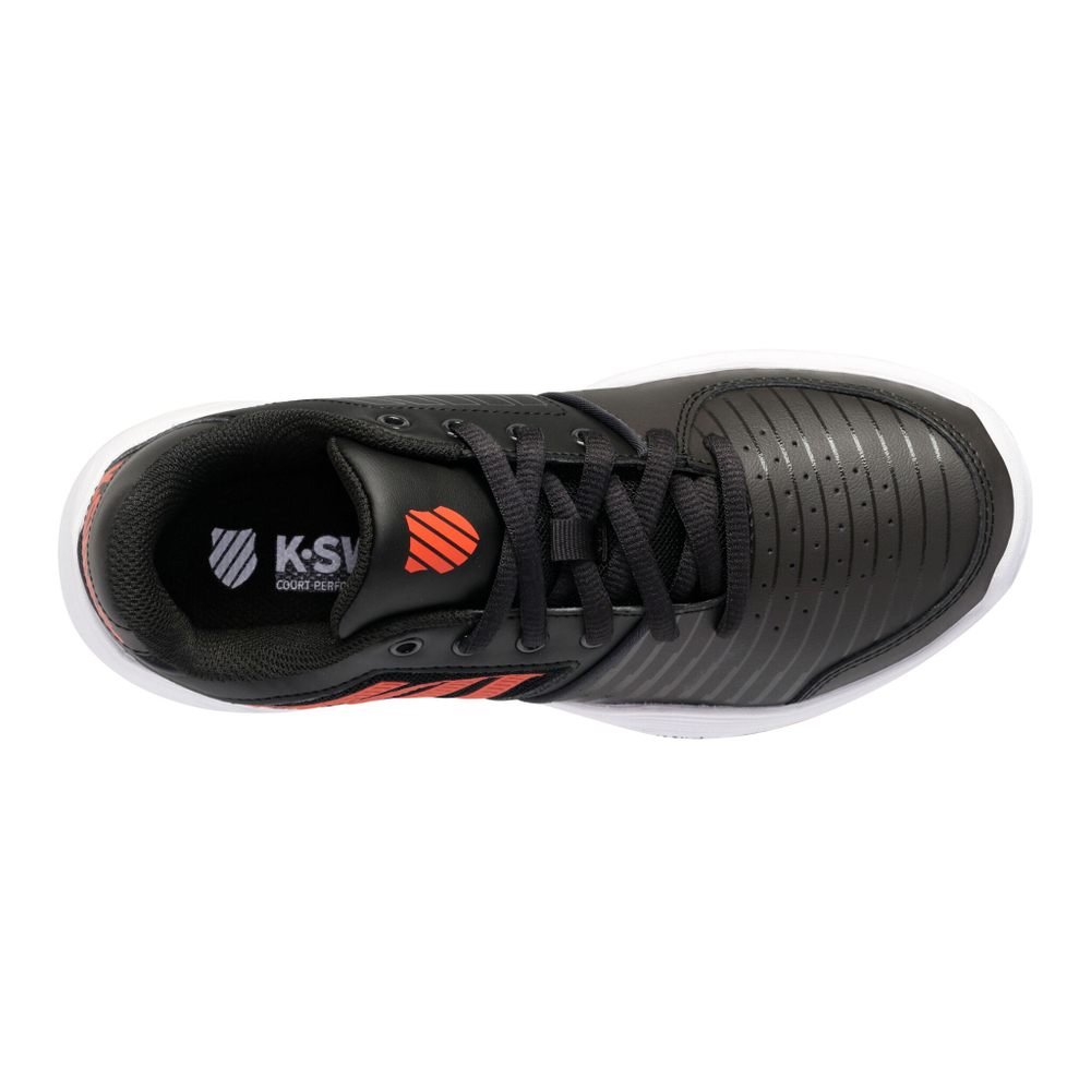Детские теннисные кроссовки K-Swiss Express Omni All Court Shoe Kids - Black, Orange