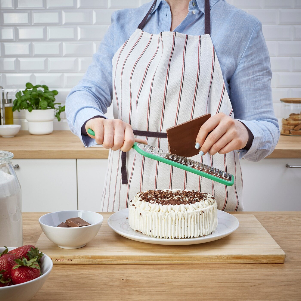 IKEA UPPFYLLD  (ИКЕА УППФЙЛЛД)  -  Тарка с ручкой, ярко-зеленая, 30 см