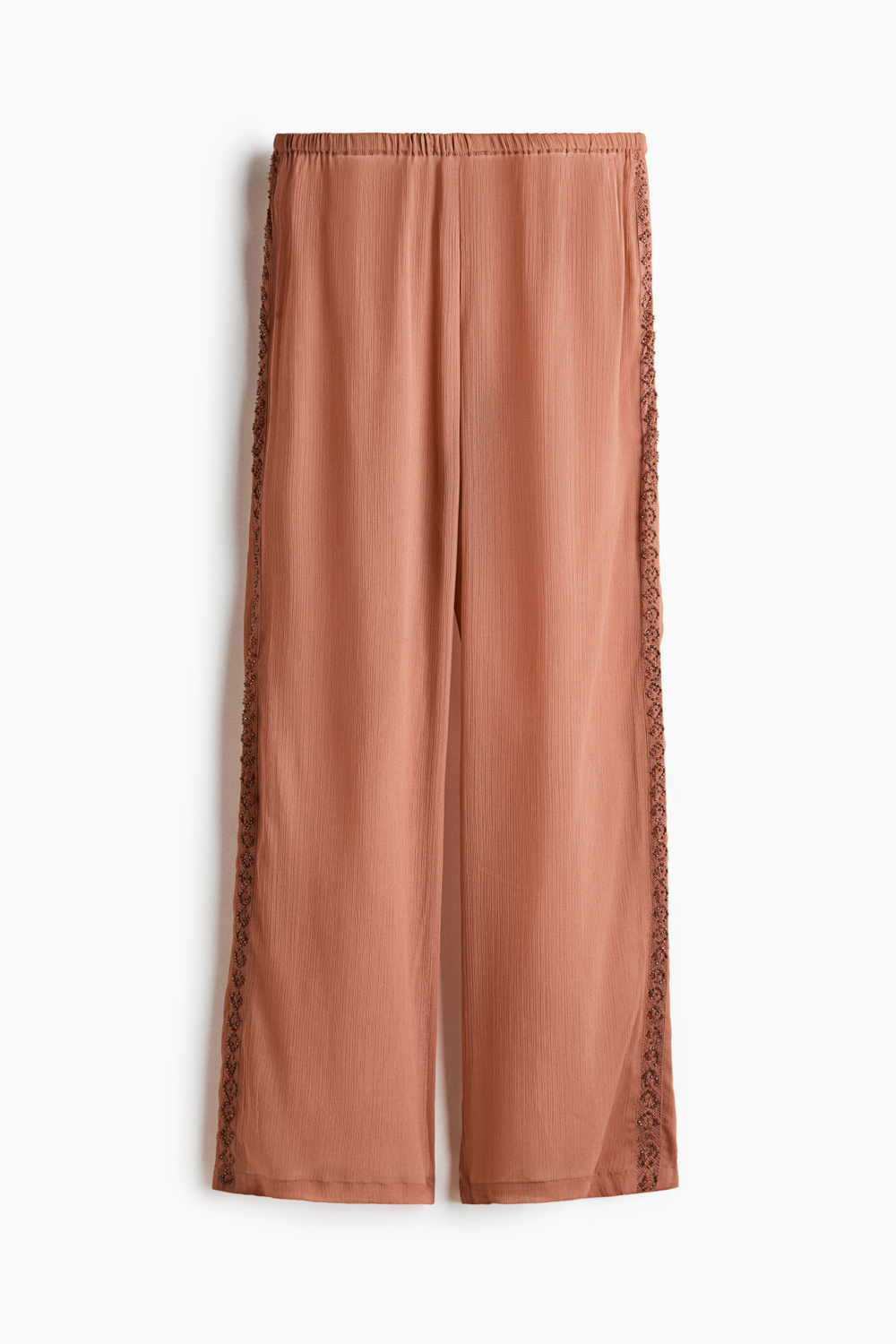 Брюки без застёжки с бусинами - H&M