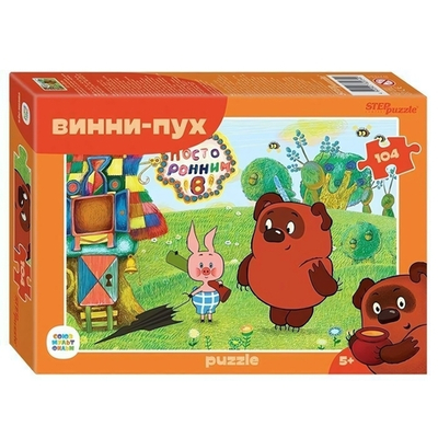 Пазл 104эл. "Винни Пух" (Степ пазл)
